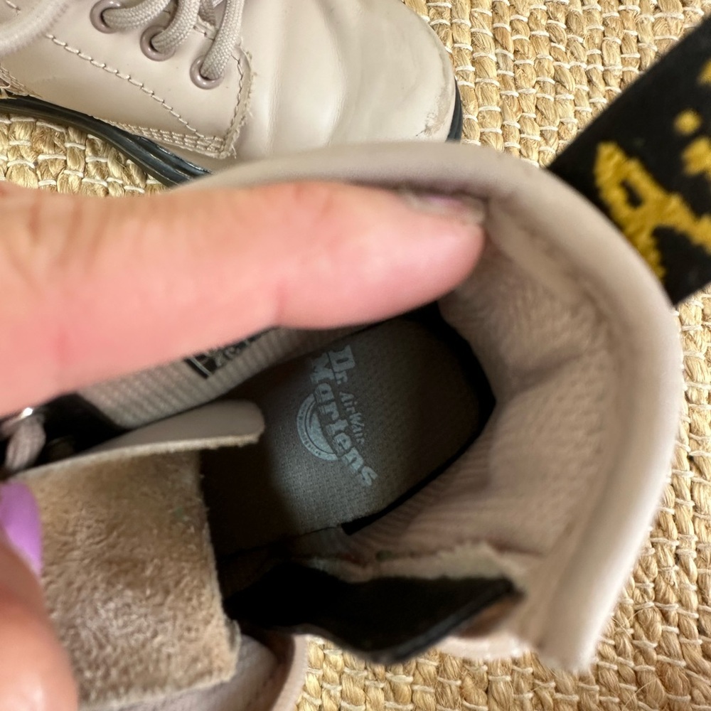 Doc Martens taupe 26634 Ain’t Wair lace up and zip up the side size 11 - Picture 10 of 10
